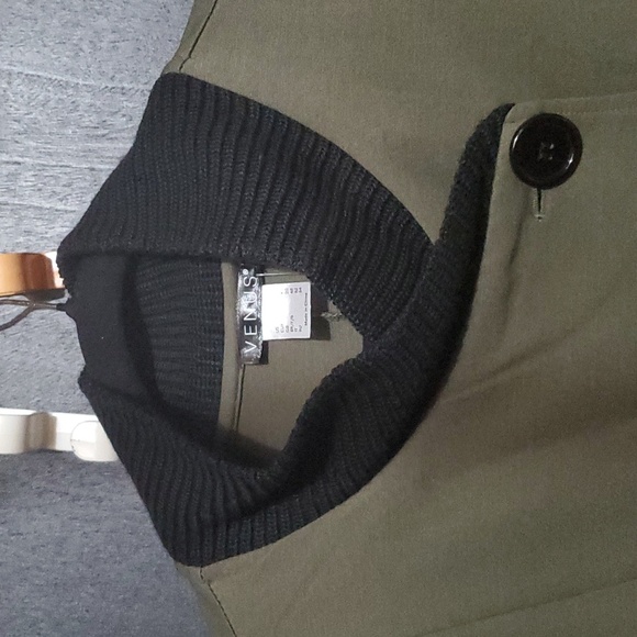 Venus NWOT Olive Size 14 Button-Front Knit Jacket - Picture 4 of 7
